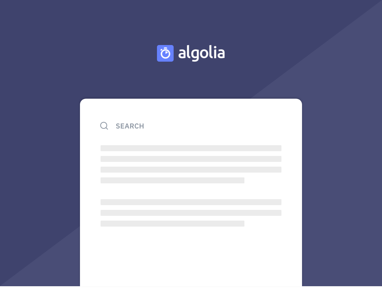 Build a Smart Search Form with Algolia thumbnail